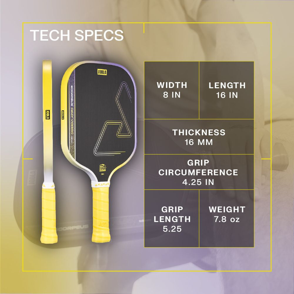 Pickleballsports JOOLA Scorpeus Heat Vision 16mm Pickleball Paddle