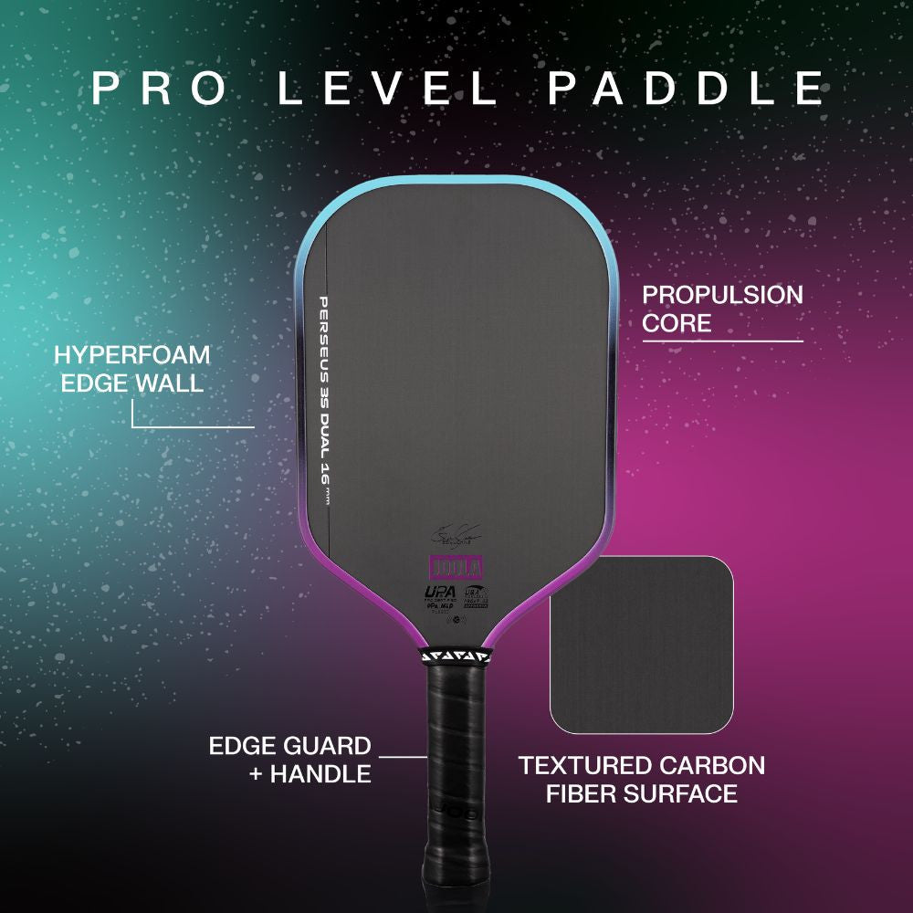 Pickleballsports JOOLA Perseus Pro 3S Dual 16mm Pickleball Paddle