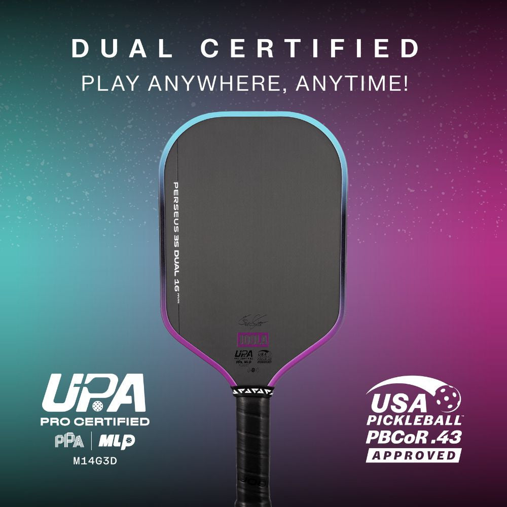 Pickleballsports JOOLA Perseus Pro 3S Dual 16mm Pickleball Paddle