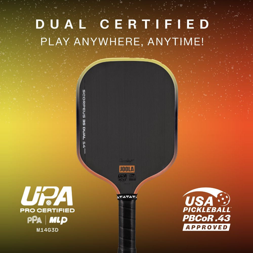 Pickleballsports JOOLA Scorpeus Pro 3S Dual 14mm Pickleball Paddle