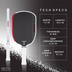 Pickleballsports JOOLA Steffi Graf Pro 16mm Pickleball Paddle