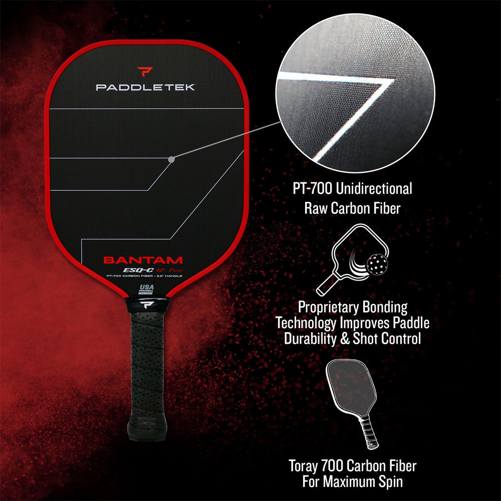 Pickleballsports Paddletek Bantam ESQ-C 12.7mm Pickleball Paddle