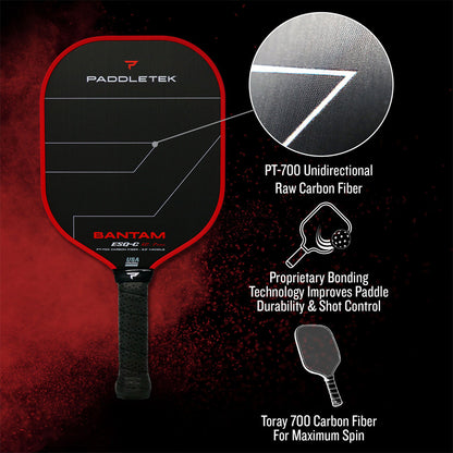 Pickleballsports Paddletek Bantam ESQ-C 12.7mm Pickleball Paddle