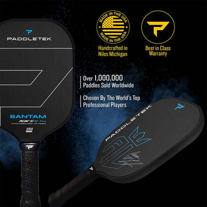 Pickleballsports Paddletek Bantam ALW-C Anna Leigh Waters Carbon 12.7mm Paddle