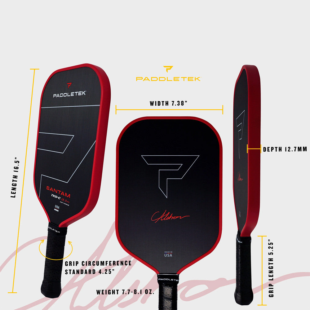 Pickleballsports Paddletek Bantam TKO-C 12.7mm Pickleball Paddle