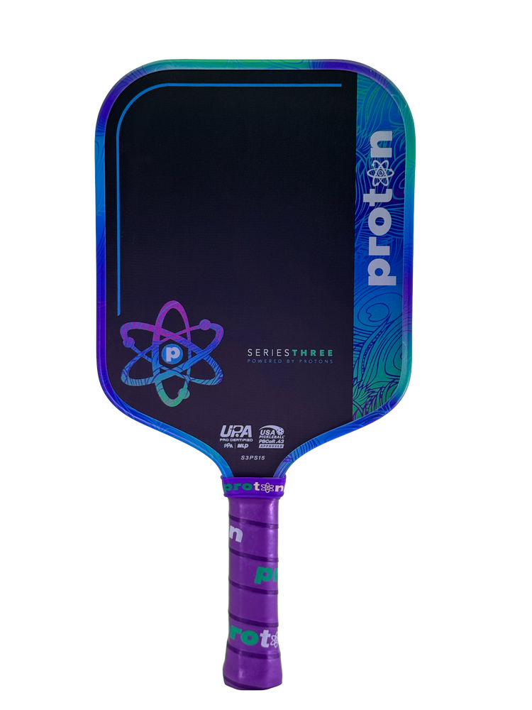 Pickleballsports Proton Series Three Project Peacock 15mm Widebody Pickleball Paddle