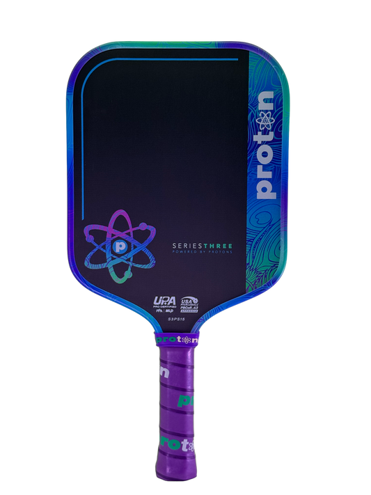 Pickleballsports Proton Series Three Project Peacock 15mm Widebody Pickleball Paddle