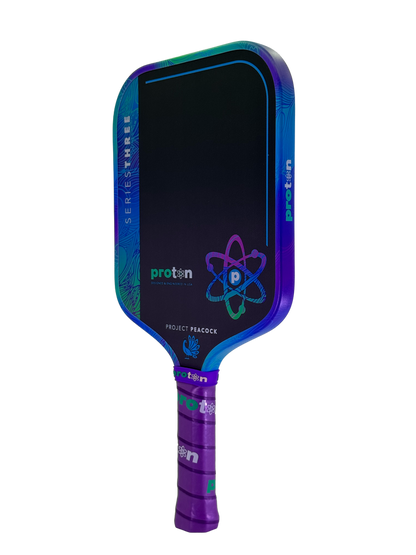 Pickleballsports Proton Series Three Project Peacock 15mm Widebody Pickleball Paddle