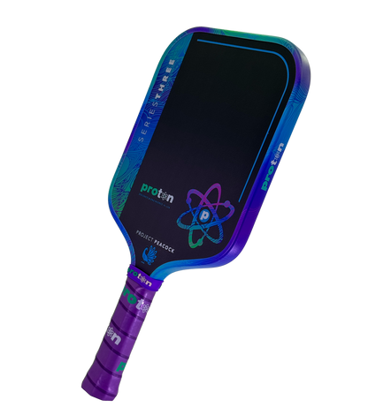 Pickleballsports Proton Series Three Project Peacock 15mm Widebody Pickleball Paddle