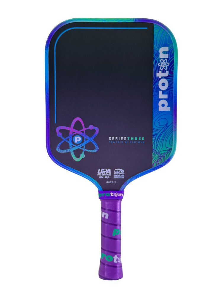 Pickleballsports Proton Series Three Project Peacock 13mm Widebody Pickleball Paddle
