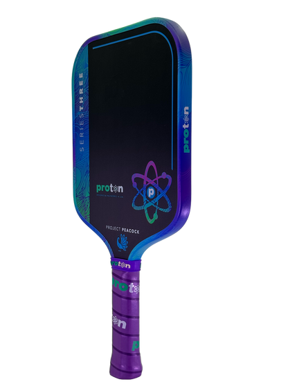 Pickleballsports Proton Series Three Project Peacock 13mm Widebody Pickleball Paddle