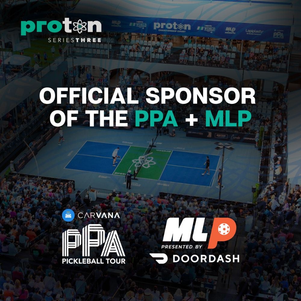 Pickleballsports Proton Series Three Project Peacock 13mm Elongated Pickleball Paddle