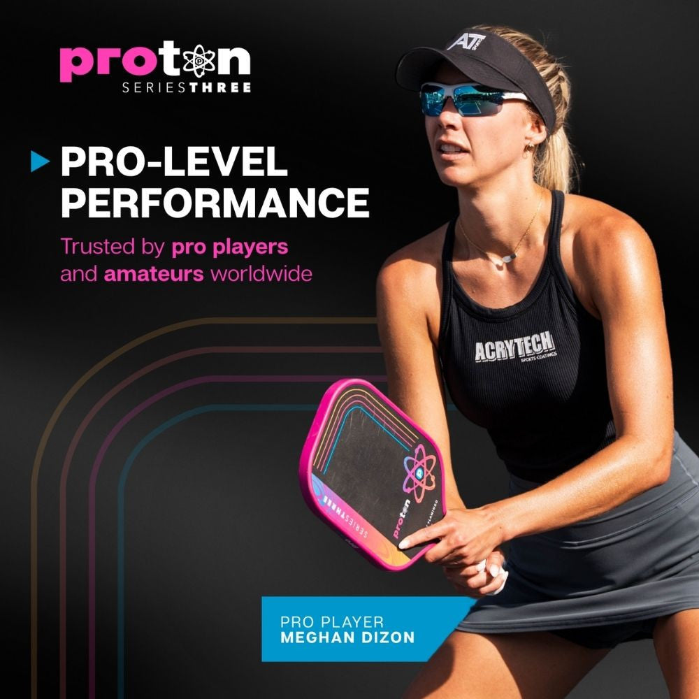 Pickleballsports Proton Series Three Project Peacock 13mm Widebody Pickleball Paddle
