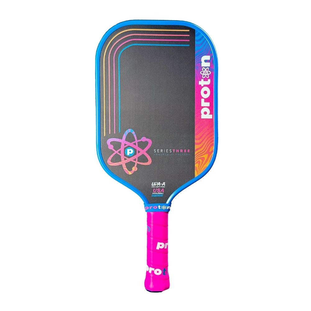 Pickleballsports Proton Series Three Project Peacock 13mm Pickleball Paddle