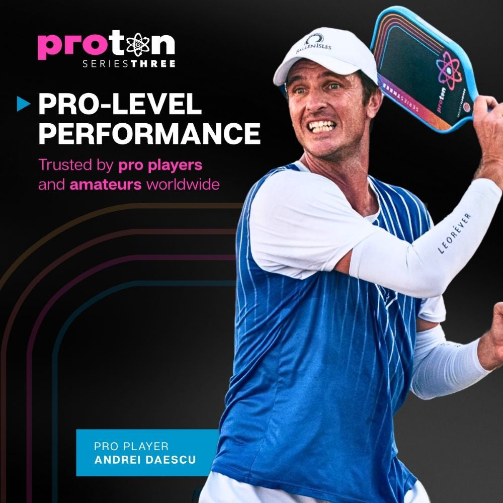 Pickleballsports Proton Series Three Project Peacock 13mm Pickleball Paddle
