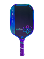 Pickleballsports Proton Series Three Project Peacock 15mm Elongated Pickleball Paddle