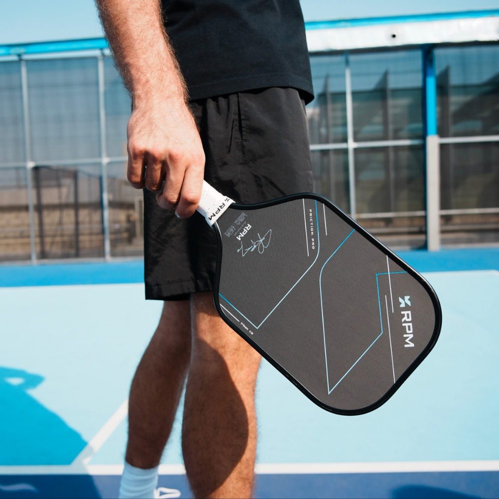Pickleballsports RPM Friction Pro Elongated V2 Carbon Fiber Pickleball Paddle