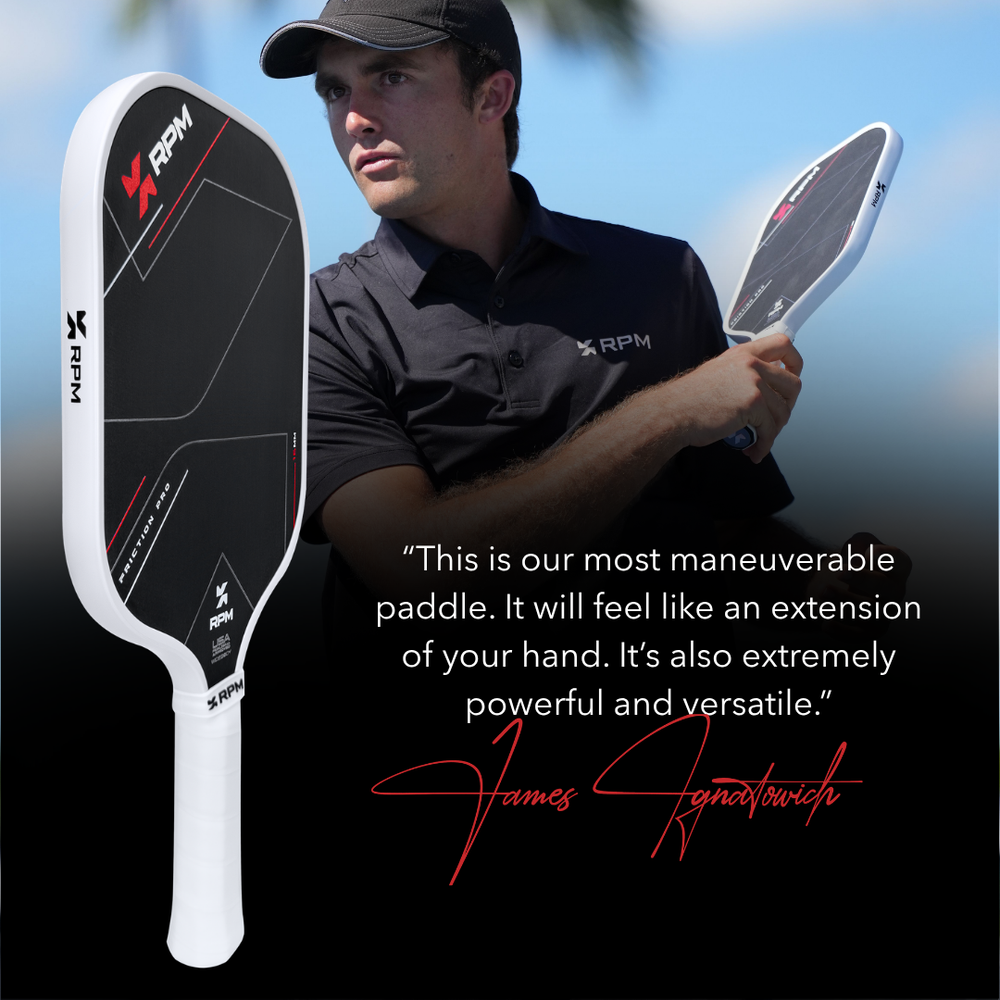 Pickleballsports RPM Friction Pro Widebody V1 Carbon Fiber Pickleball Paddle