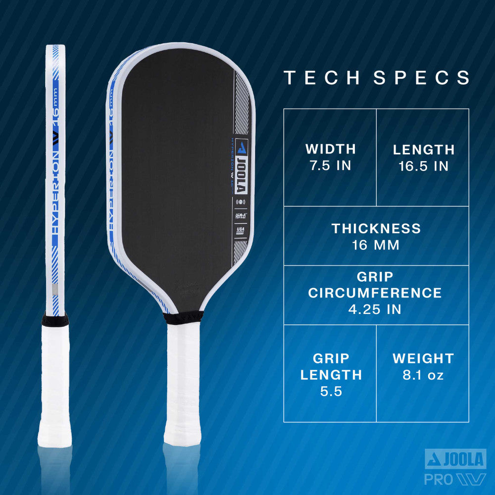 Pickleballsports JOOLA Simone Jardim Hyperion Pro IV 16mm Pickleball Paddle