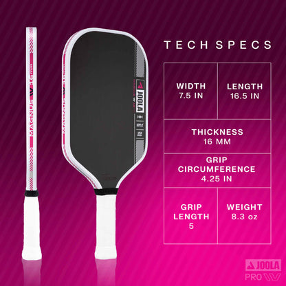 Pickleballsports JOOLA Tyson McGuffin Magnus Pro IV 16mm Pickleball Paddle