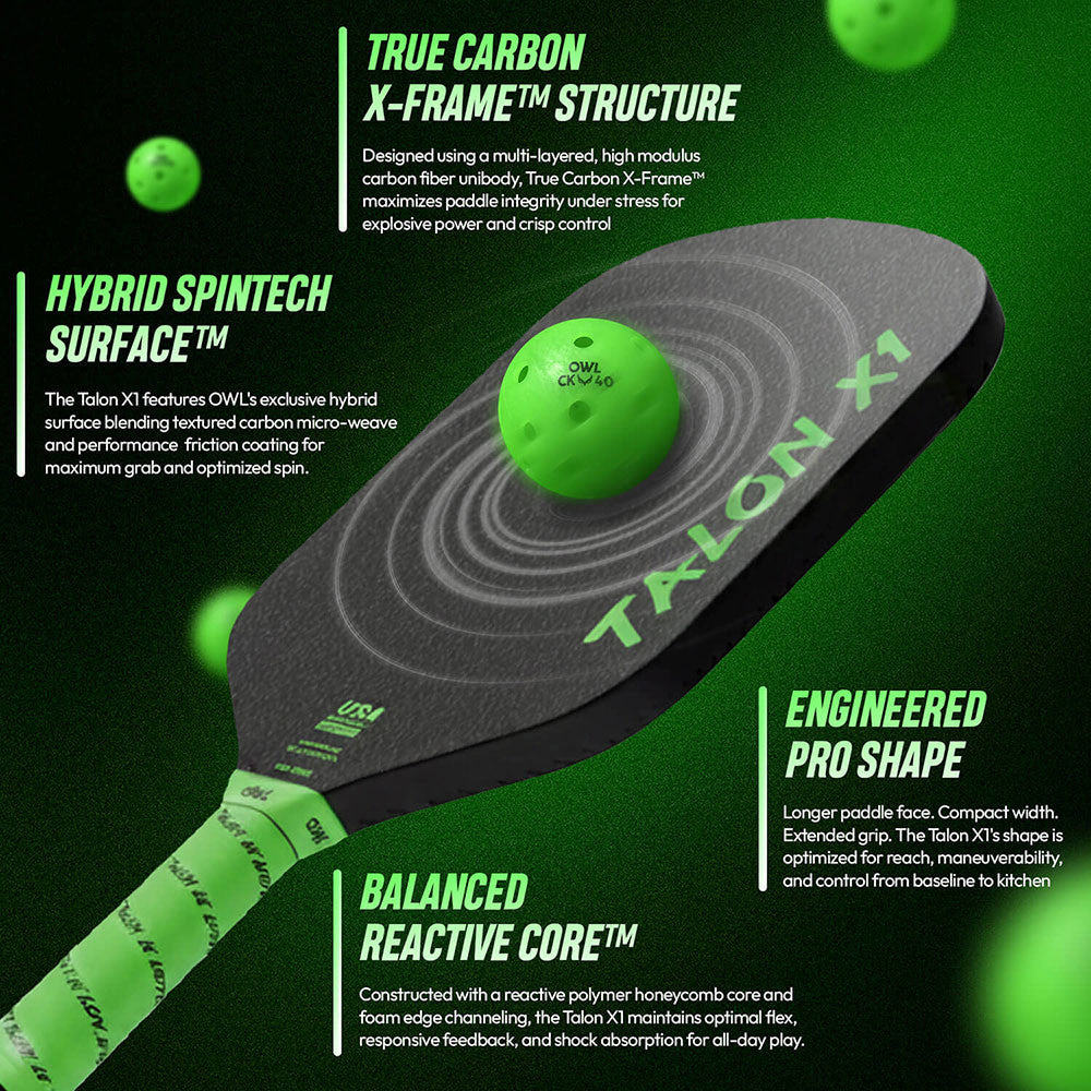 Pickleballsports OWL Talon X1 Pickleball Paddle