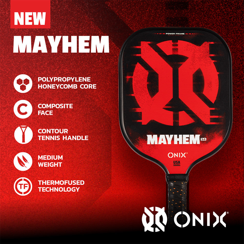 Pickleballsports ONIX Evoke Mayhem Composite Pickleball Paddle