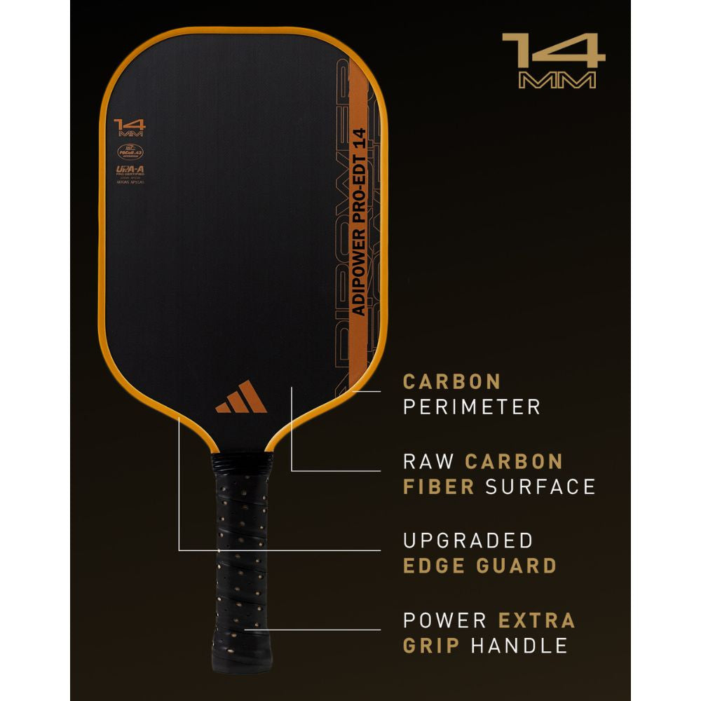 Pickleballsports adidas ADIPOWER PRO Edition ATTK 14mm Pickleball Paddle