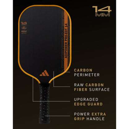 Pickleballsports adidas ADIPOWER PRO Edition ATTK 14mm Pickleball Paddle