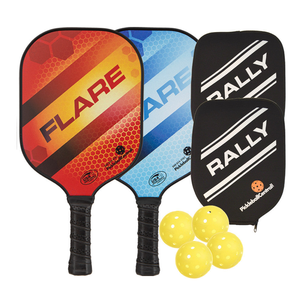 Pickleballsports Rally Flare Graphite 2-Paddle Bundle