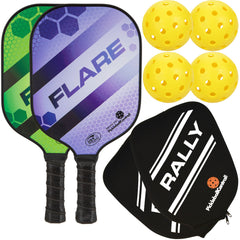 Pickleballsports Rally Flare Graphite 2-Paddle Bundle