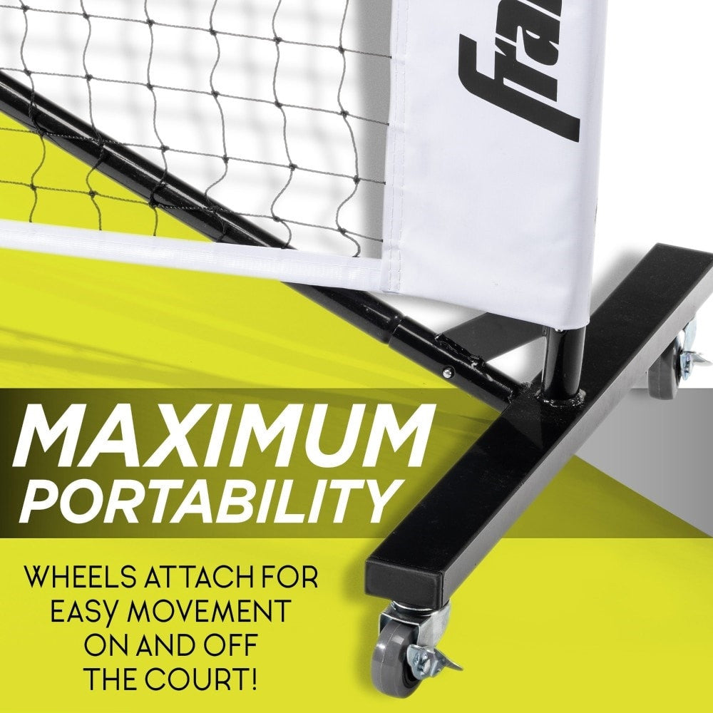 Pickleballsports Franklin Portable Pickleball Net System with Wheel