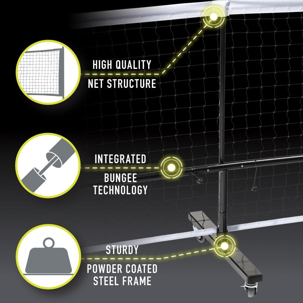 Pickleballsports Franklin Portable Pickleball Net System with Wheel