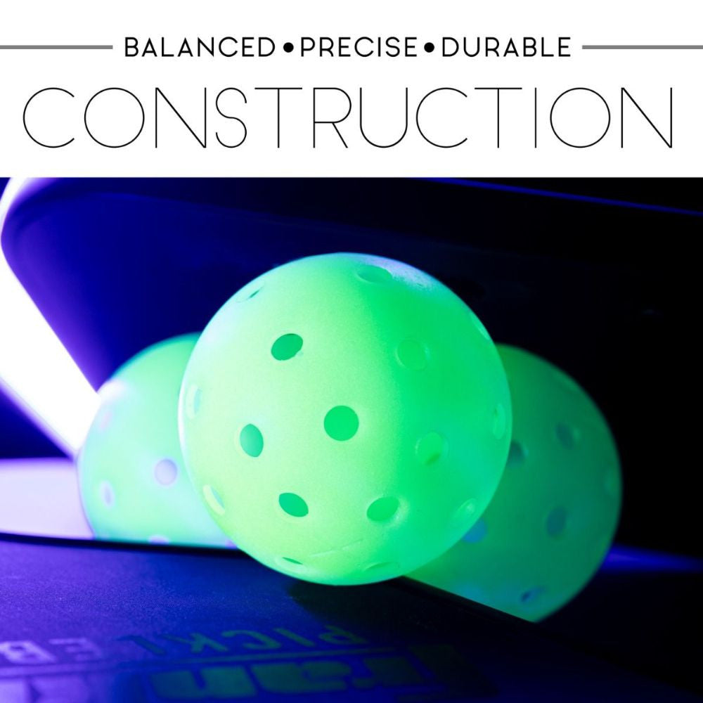 Pickleballsports Franklin Sports Glow in the Dark X-40 Outdoor Pickleballs