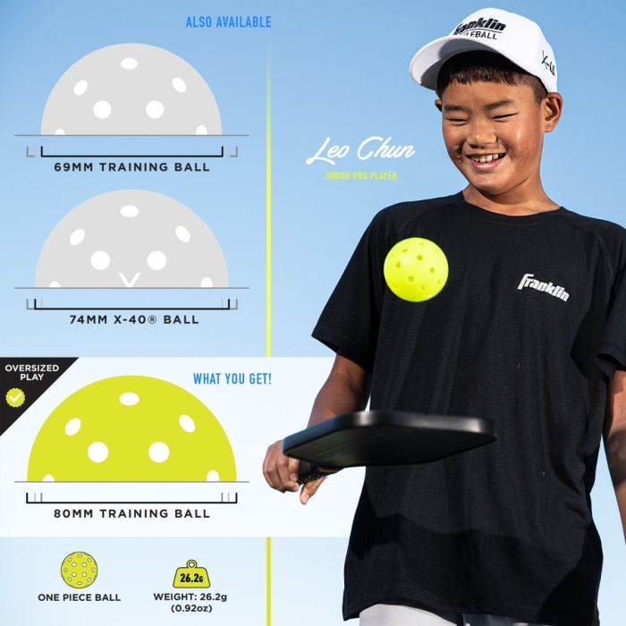 Pickleballsports Franklin Sports Oversized Training Pickleballs