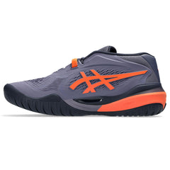 Pickleballsports ASICS Gel-Resolution X  Greyish Purple/Nova Orange Court Shoe