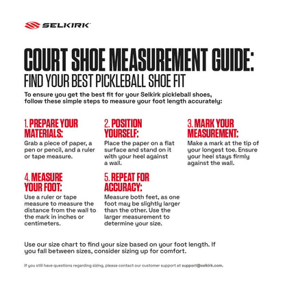 Pickleballsports Selkirk CourtStrike Pro  Black Pickleball Shoe