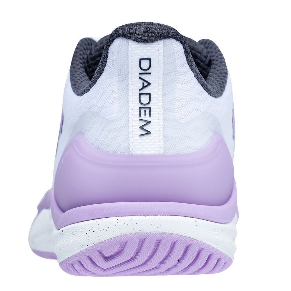 Pickleballsports Diadem Court Burst Court Shoe - White/Purple