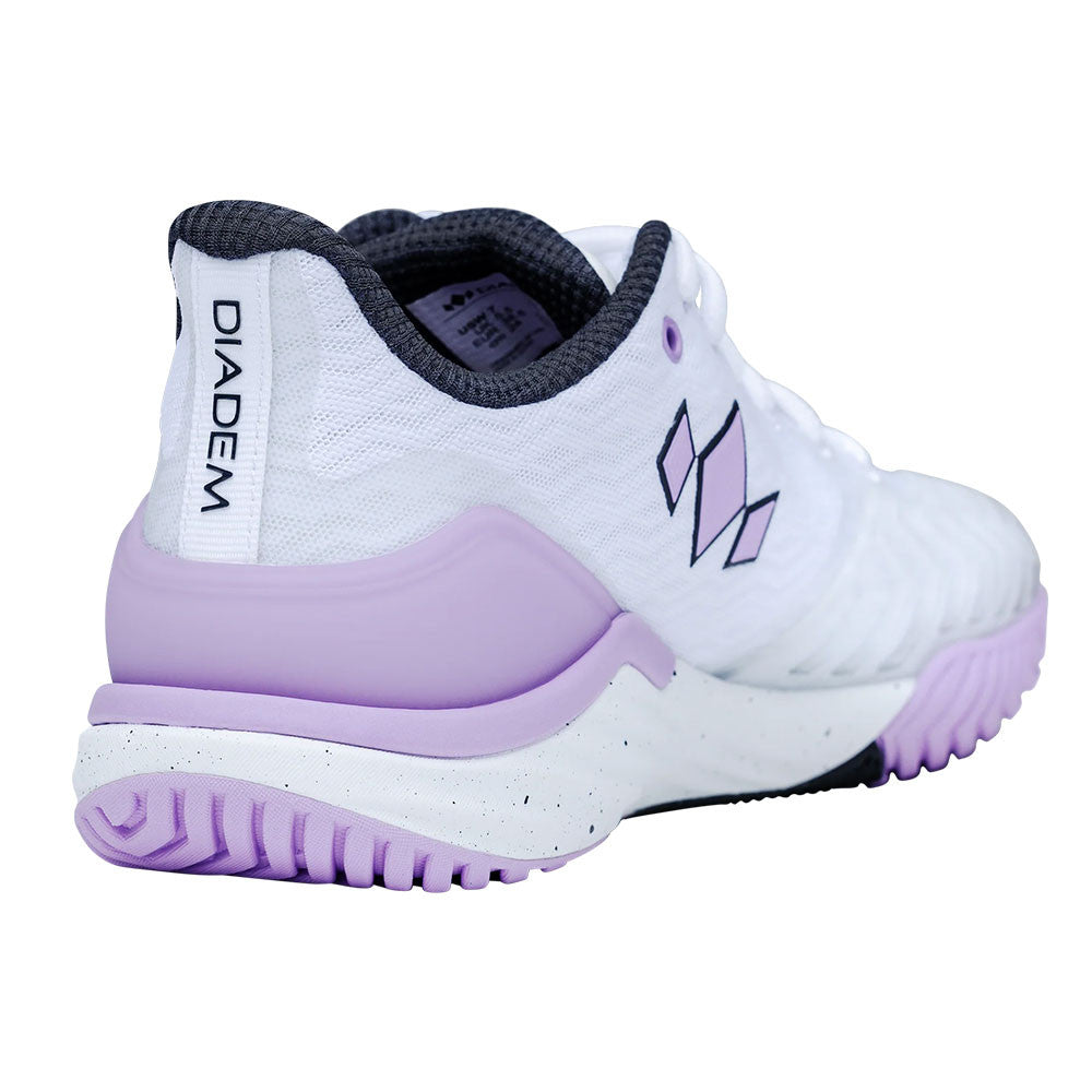 Pickleballsports Diadem Court Burst Court Shoe - White/Purple