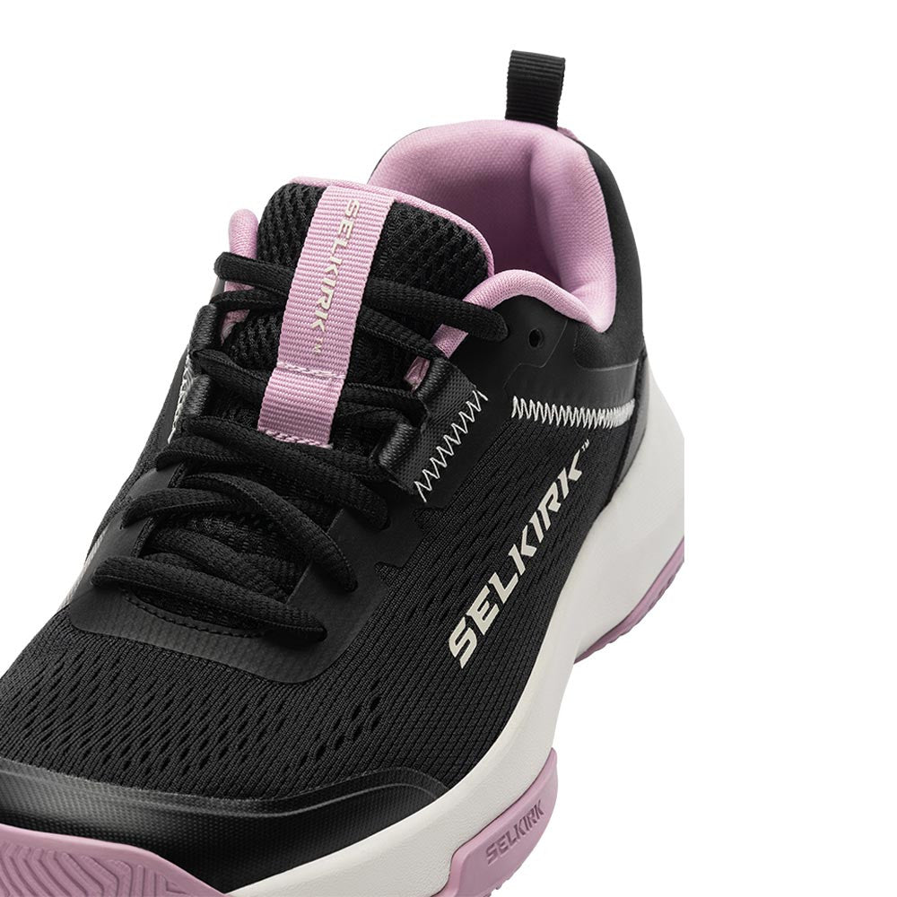 Pickleballsports  Selkirk CourtStrike Pickleball Shoe - Black/Winterberry/White