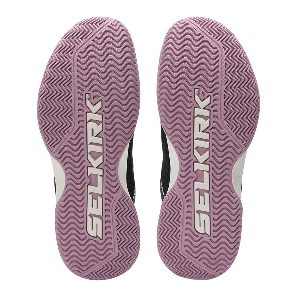Pickleballsports  Selkirk CourtStrike Pickleball Shoe - Black/Winterberry/White