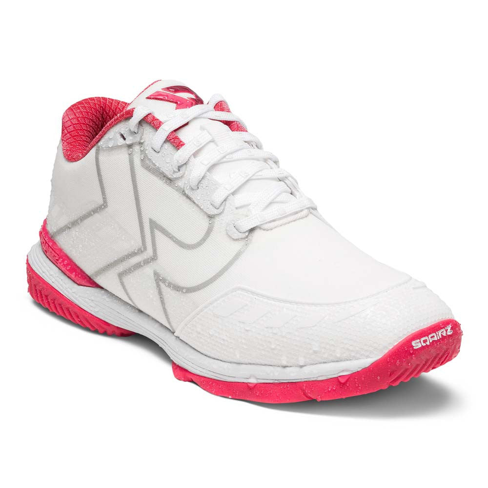 Pickleballsports SQAIRZ XRZ™ White/Dark Pink  Pickleball Court Shoes