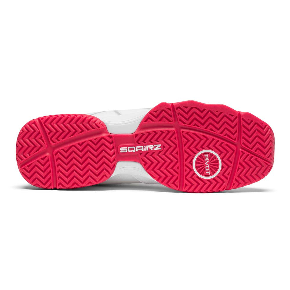 Pickleballsports SQAIRZ XRZ™ White/Dark Pink  Pickleball Court Shoes