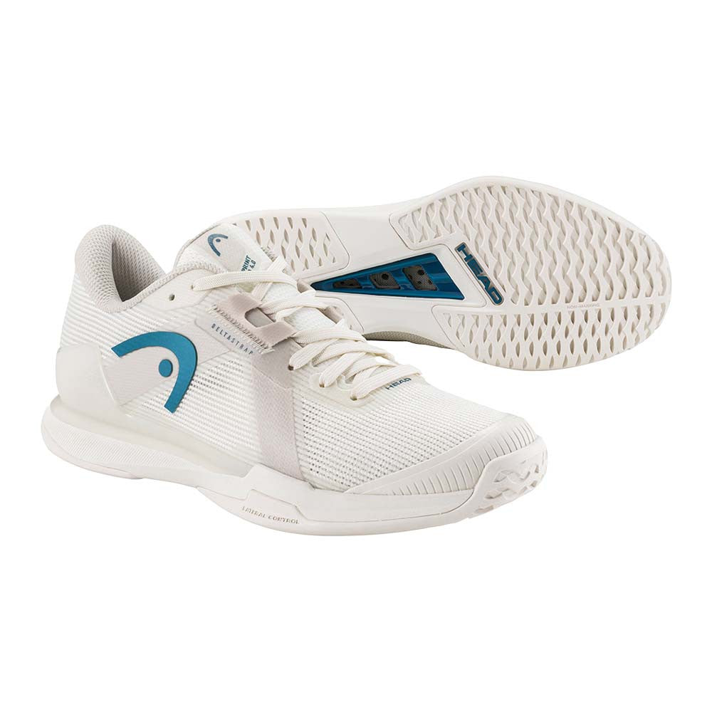 Pickleballsports  HEAD Sprint Pro 4.0 Court Shoe  - Chalk White/Twilight Blue