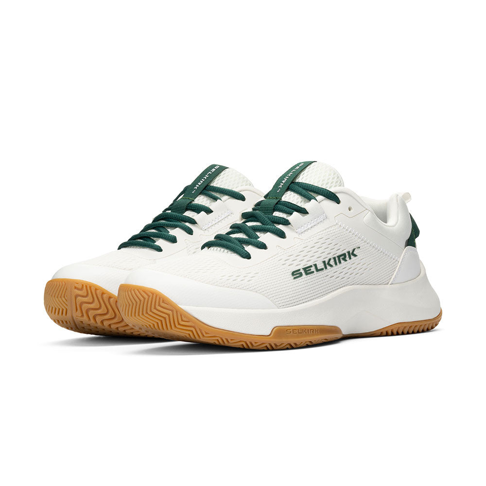 Pickleballsports  Selkirk CourtStrike 2.0 Pickleball Shoe -  White/Dark Green