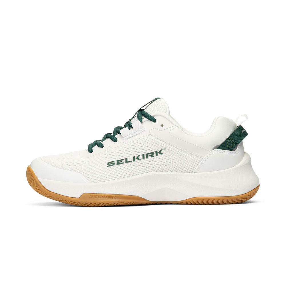 Pickleballsports  Selkirk CourtStrike 2.0 Pickleball Shoe -  White/Dark Green