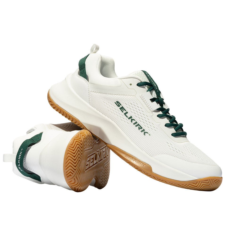 Pickleballsports  Selkirk CourtStrike 2.0 Pickleball Shoe -  White/Dark Green
