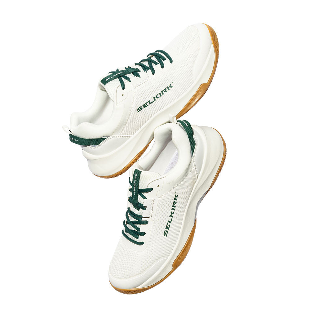 Pickleballsports  Selkirk CourtStrike 2.0 Pickleball Shoe -  White/Dark Green