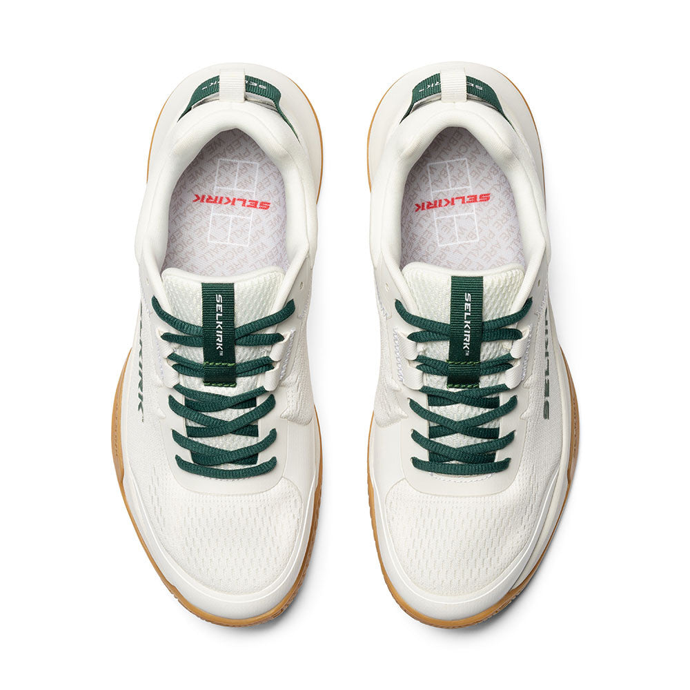 Pickleballsports  Selkirk CourtStrike 2.0 Pickleball Shoe -  White/Dark Green