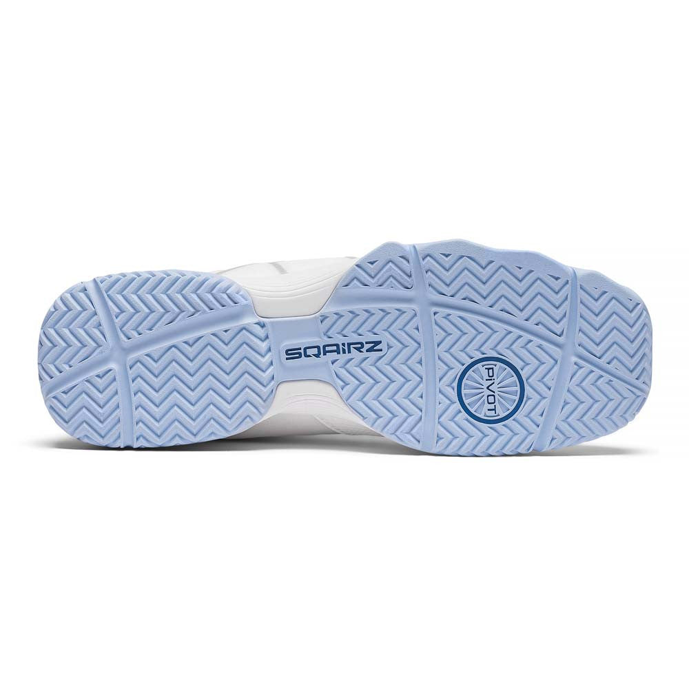 Pickleballsports SQAIRZ XRZ™ White/Light Blue  Pickleball Court Shoes