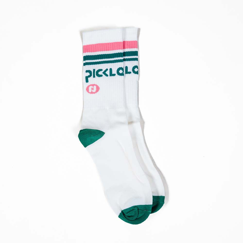 Pickleballsports Heritage Pickle-ball Stripe Crew Socks